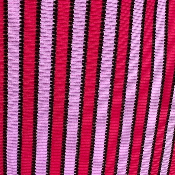 Anne Cole | Dark Pink & Lavender Stripe Tankini Swimsuit Top Size XS NWT Beach - Picture 9 of 10